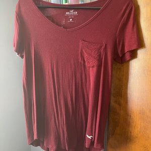 Burgundy Tee